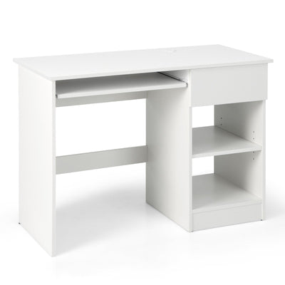 Wooden Computer Desk with CPU Stand - Relaxacare