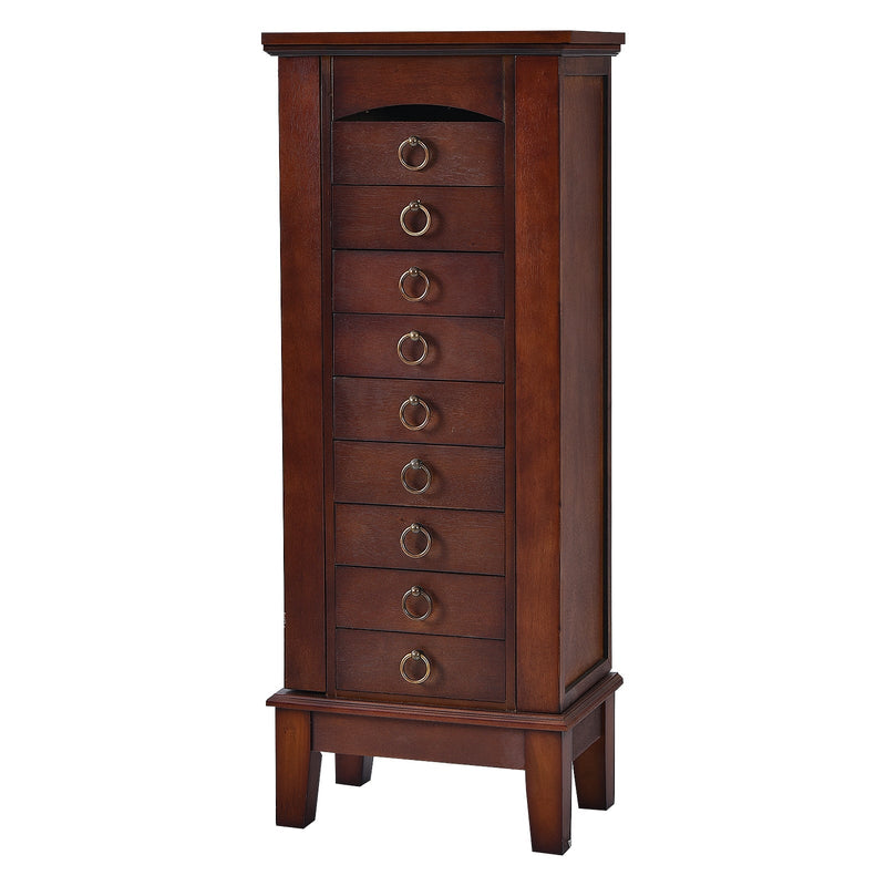 Wooden Jewelry Cabinet Storage Organizer with 6 Drawers - Relaxacare