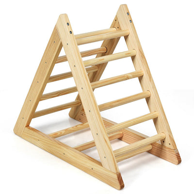 Wooden Triangle Climber for Toddler Step Training - Relaxacare