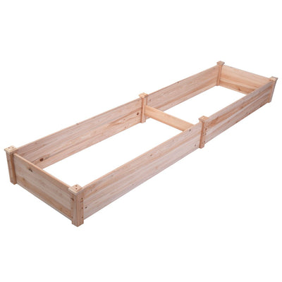 Wooden Vegetable Raised Garden Bed for Backyard Patio Balcony - Relaxacare