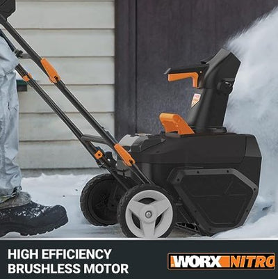 WORX - Cordless Snow Blower with Brushless Motor - 40V Power Share 20" - Relaxacare