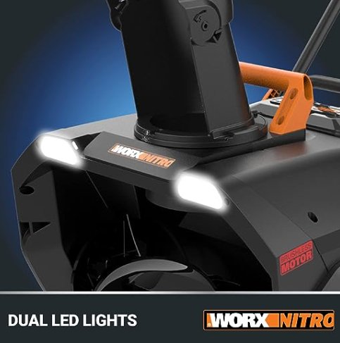 WORX Cordless Snow Blower with Brushless Motor 40V Power Share 20