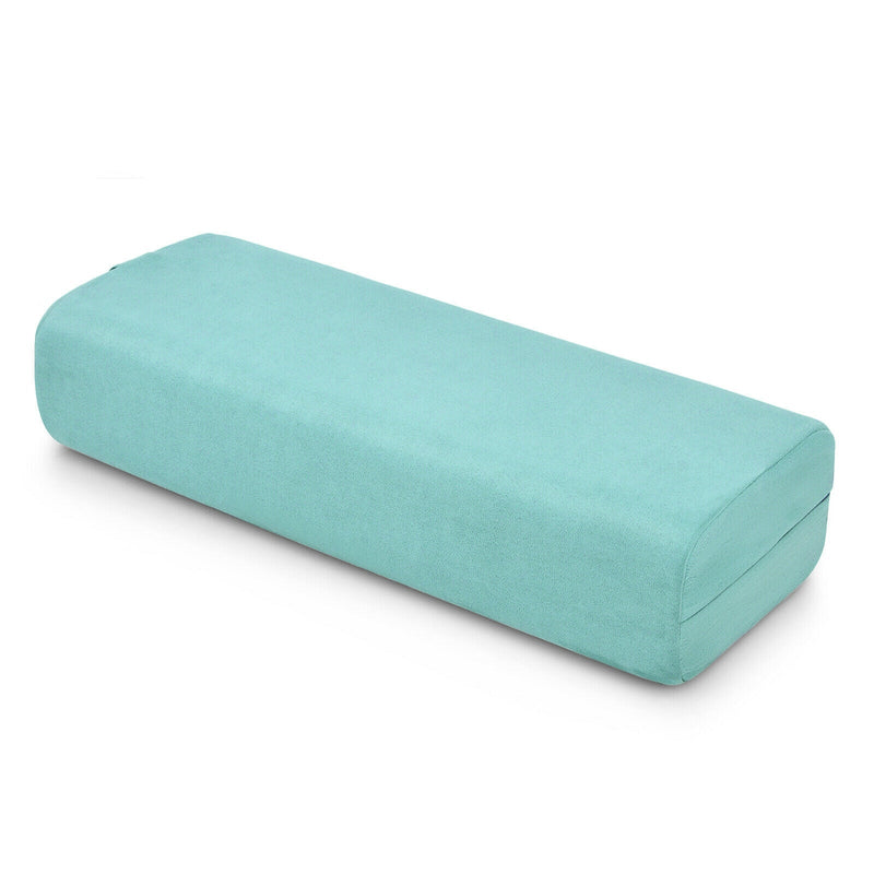 Yoga Bolster Pillow with Washable Cover and Carry Handle - Relaxacare