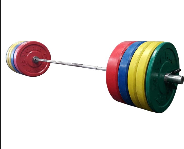 YORK FITNESS - 155KG WOMENS RUBBER BUMPER SET - Relaxacare