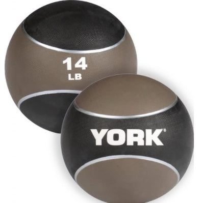 YORK FITNESS - 2 TONE RUBBER MEDICINE BALL - Relaxacare