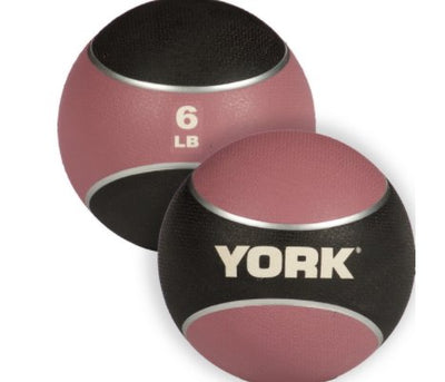 YORK FITNESS - 2 TONE RUBBER MEDICINE BALL - Relaxacare