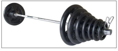 YORK FITNESS - 300 LB OLY ISO GRIP IRON SET BLACK-BAR - Relaxacare