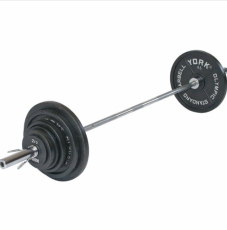 YORK FITNESS - 300 LB. OLYMPIC BARBELL SET UNCALIBRATED - Relaxacare