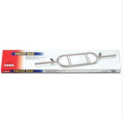 YORK FITNESS - 34"TRICEP BAR- 2 SPRING COLLARS- C/L BOX 5/PACK - Relaxacare