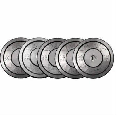 YORK FITNESS - 5-25 KG RUBBER TRAINING BUMPER PLATE - Relaxacare