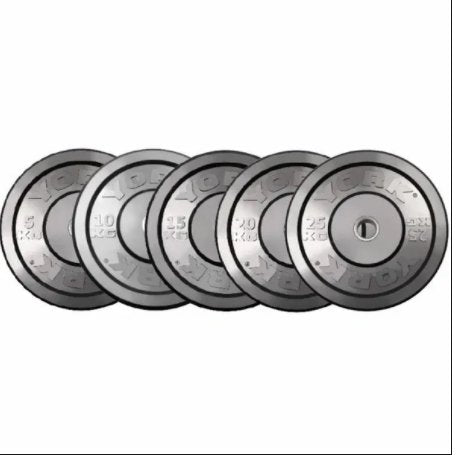 YORK FITNESS - 5-25 KG RUBBER TRAINING BUMPER PLATE - Relaxacare