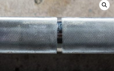 YORK FITNESS - 7' "EXTREME" GRIP OLYMPIC BAR "CENTRE SLEEVE 2" - Relaxacare