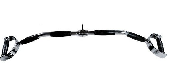 YORK FITNESS - Chrome Pro Style Lat Pulldown Bar 24"- 48" - Relaxacare