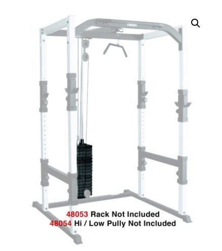 YORK FITNESS - FTS 200 lb Weight Stack Conversion Kit for Power Cage and Lat Machine - Relaxacare