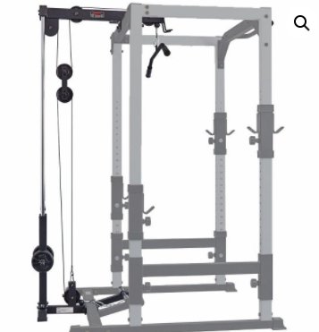 YORK FITNESS - FTS Hi / Low Pulley Option for Power Cage (with weight carriage) - Relaxacare