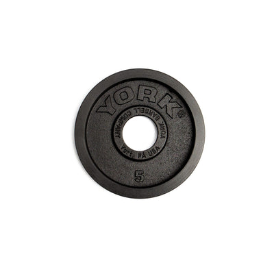 York Fitness - Legacy Cast Iron Precision Milled Olympic Plate - Relaxacare