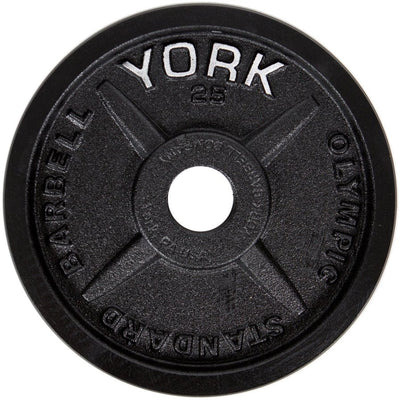 York Fitness - Legacy Cast Iron Precision Milled Olympic Plate - Relaxacare