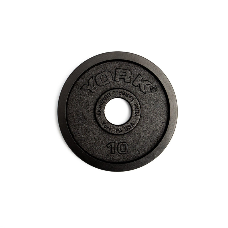 York Fitness - Legacy Cast Iron Precision Milled Olympic Plate - Relaxacare