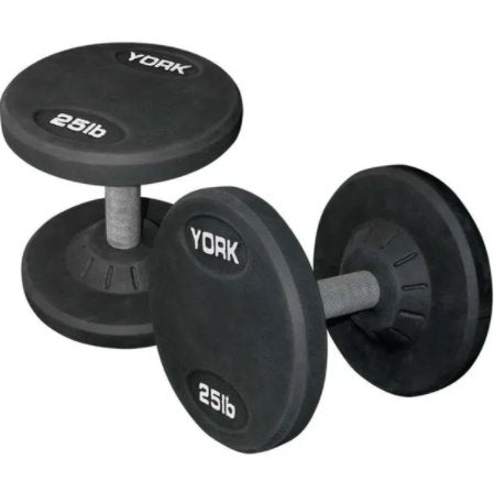 YORK FITNESS - MEDIAL GRIP PRO DUMBBELL RUBBER COATED - Relaxacare