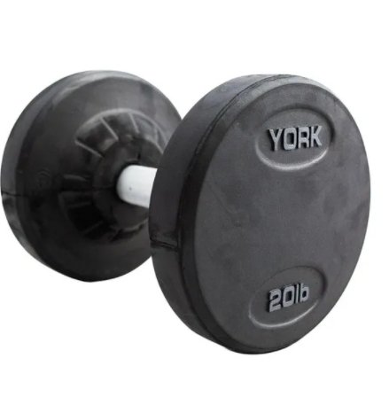 YORK FITNESS - MEDIAL GRIP PRO DUMBBELL RUBBER COATED - Relaxacare