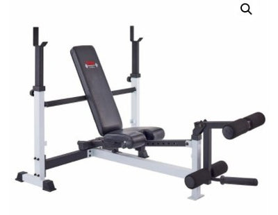 YORK FITNESS - OLYMPIC COMBO BENCH W L/C FTS SERIES WHITE - Relaxacare