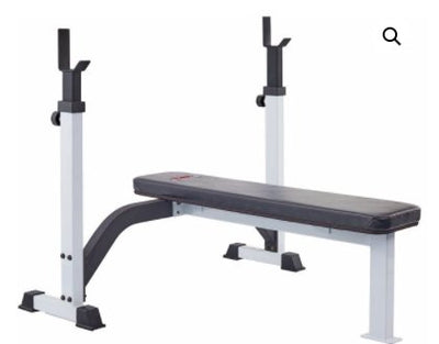 YORK FITNESS - OLYMPIC FIXED FLAT BENCH STS SERIES WHITE - Relaxacare