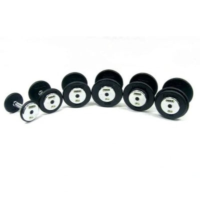 YORK FITNESS -PR DUMBELLS CHROME END PLATES - SDH HANDLES - Relaxacare