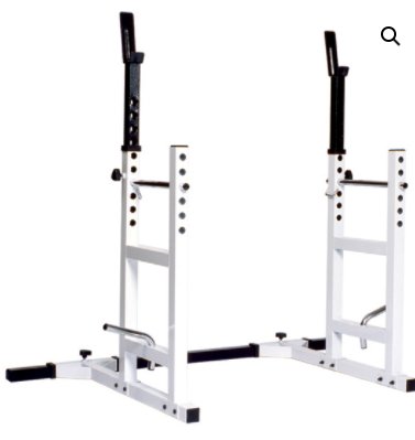 YORK FITNESS - PRO SERIES 204 SQUAT RACK BENCH PRESS UNIT NO BENCH - Relaxacare