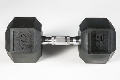 York Fitness - PVC Hex Dumbbell – Chrome Ergo Handle - Relaxacare