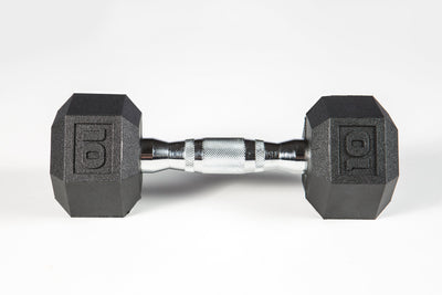 York Fitness - PVC Hex Dumbbell – Chrome Ergo Handle - Relaxacare