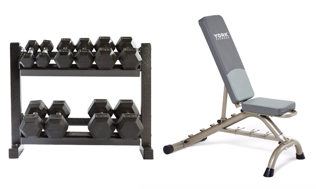 Weight Bench York Aspire York Multi Gym Weight Plates York Fitness