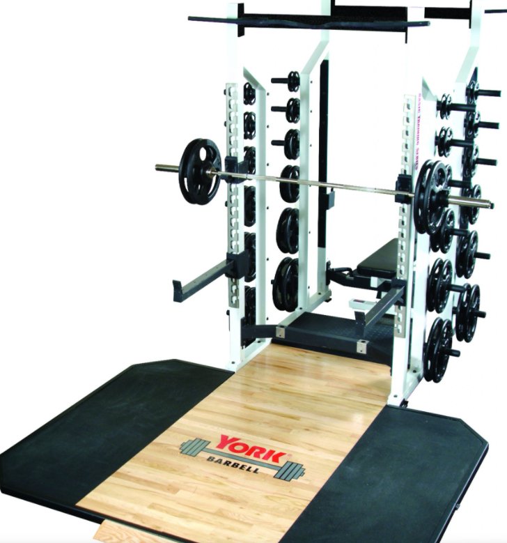YORK FITNESS - STS Double Half Rack, Black. - Relaxacare