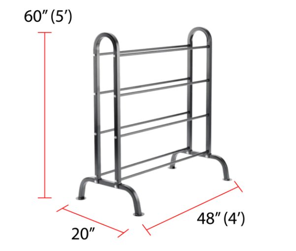 YORK FITNESS - USA MEDICINE BALL STORAGE RACK (HOLDS 12) - Relaxacare
