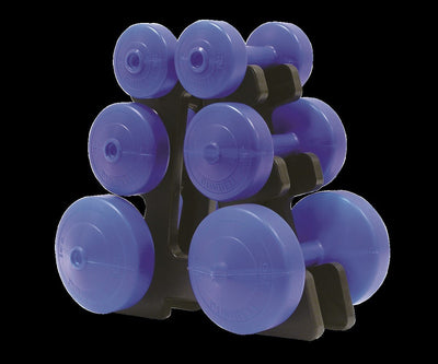 YORK FITNESS - V36 FAMILY TREE 3 PR DUMBELLS BLUE - Relaxacare