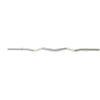 York Solid Steel 201 EZ Curl Bar With Fixed Inner Collars - Relaxacare